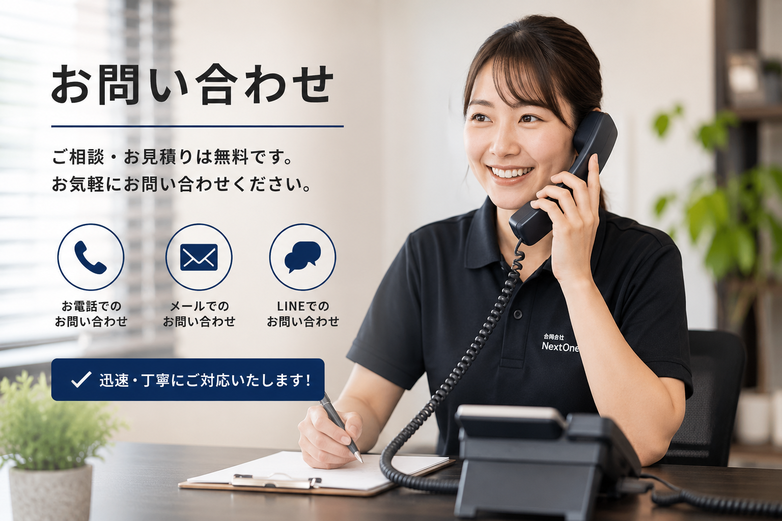 お問い合わせ用イメージ写真